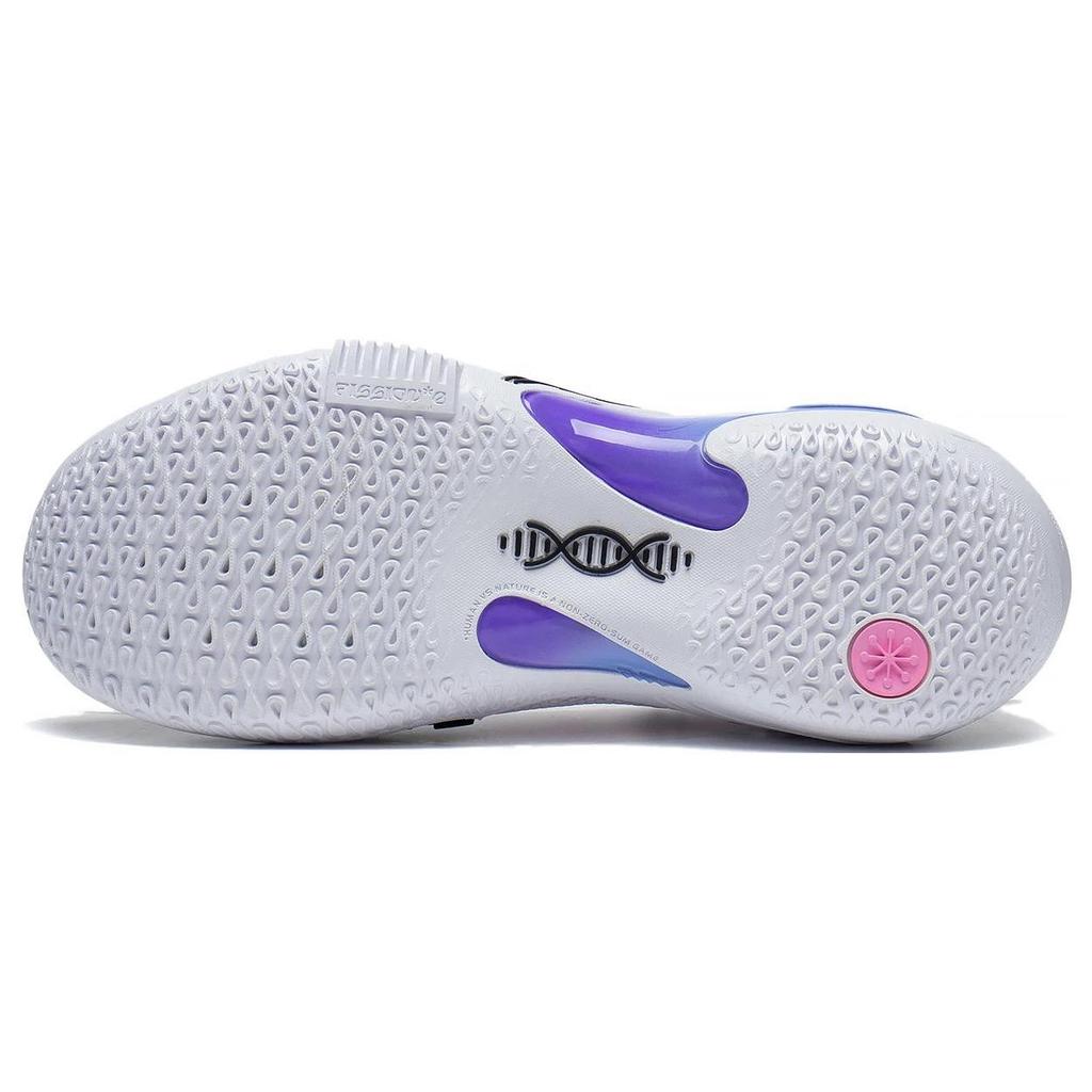 Li Ning Wade Fission 8 Textil Cómodo, Cuero Sintético, TPU Amortiguación Antideslizante Resistente a la Abrasión Caña Baja ABPT029-11