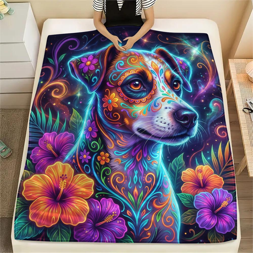 Butterfly flower animals Print Flannel Blanket,High quality Comfortable for All Seasons,Home Decor,Warmth and Comfort,Perfect for Christmas Gifts