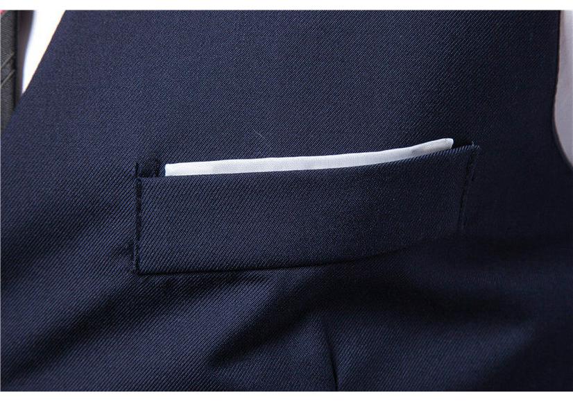Gilet casual da uomo in stile europeo, ispessito, slim fit