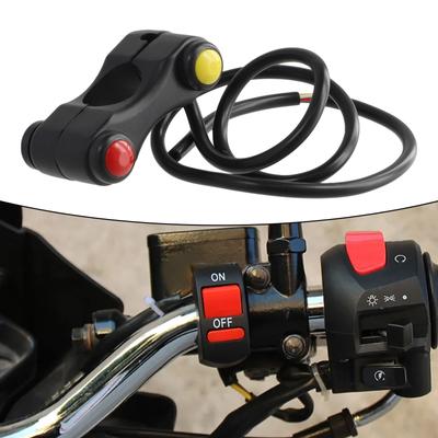 12V Motorcycle Button Switch 7/8" Motorcycle Headlight