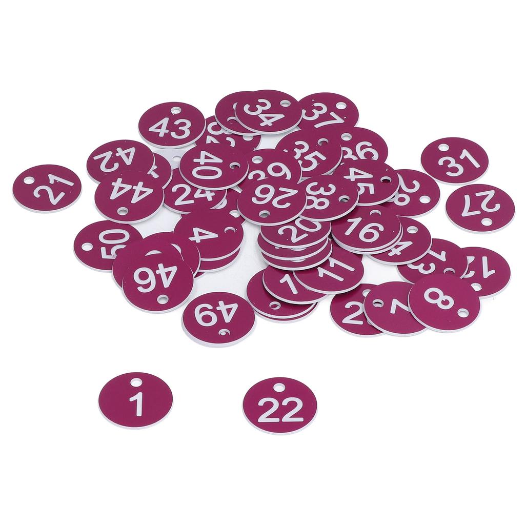 50Pcs Numbered Label Round Simple Beautiful Beehive Tag Breeding Supplies for Beekeeping Animal Husbandry