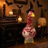 Porch Goose Costume Set with Hat Necklace Feather Accessories and Decorative Wrap for Holiday Seasonal Display