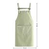 Waterproof Oil Proof Apron Sleeveless Work Clothes Simple Cooking Apron  For Women Men