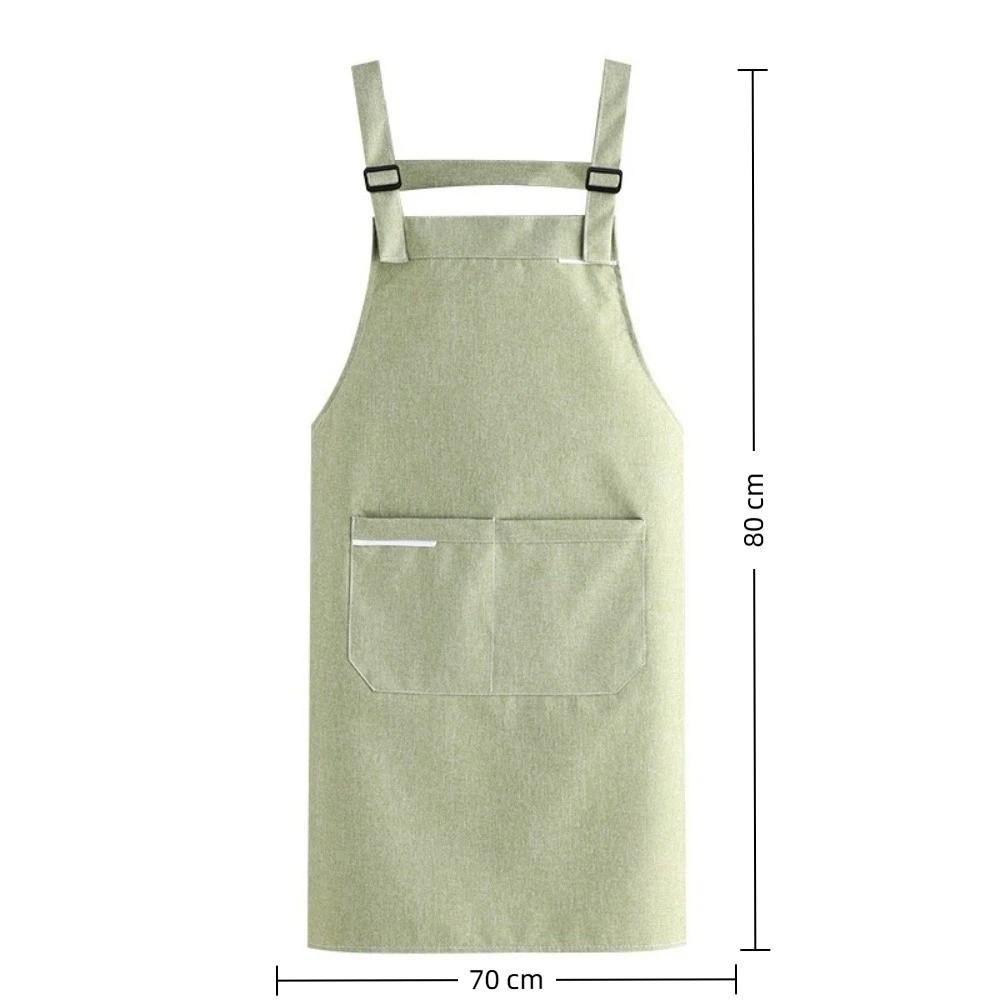 Waterproof Oil Proof Apron Sleeveless Work Clothes Simple Cooking Apron For Women Men