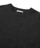 WEST GRAND BOULEVARD Semi-Over Wool Blended Knit Charcoal