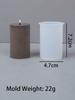 3D Geometric Silicone Candle Mold New Texture Cylindrical Scented Soap Mold DIY Square Column Hexagonal Cylinder Mold Home Decor