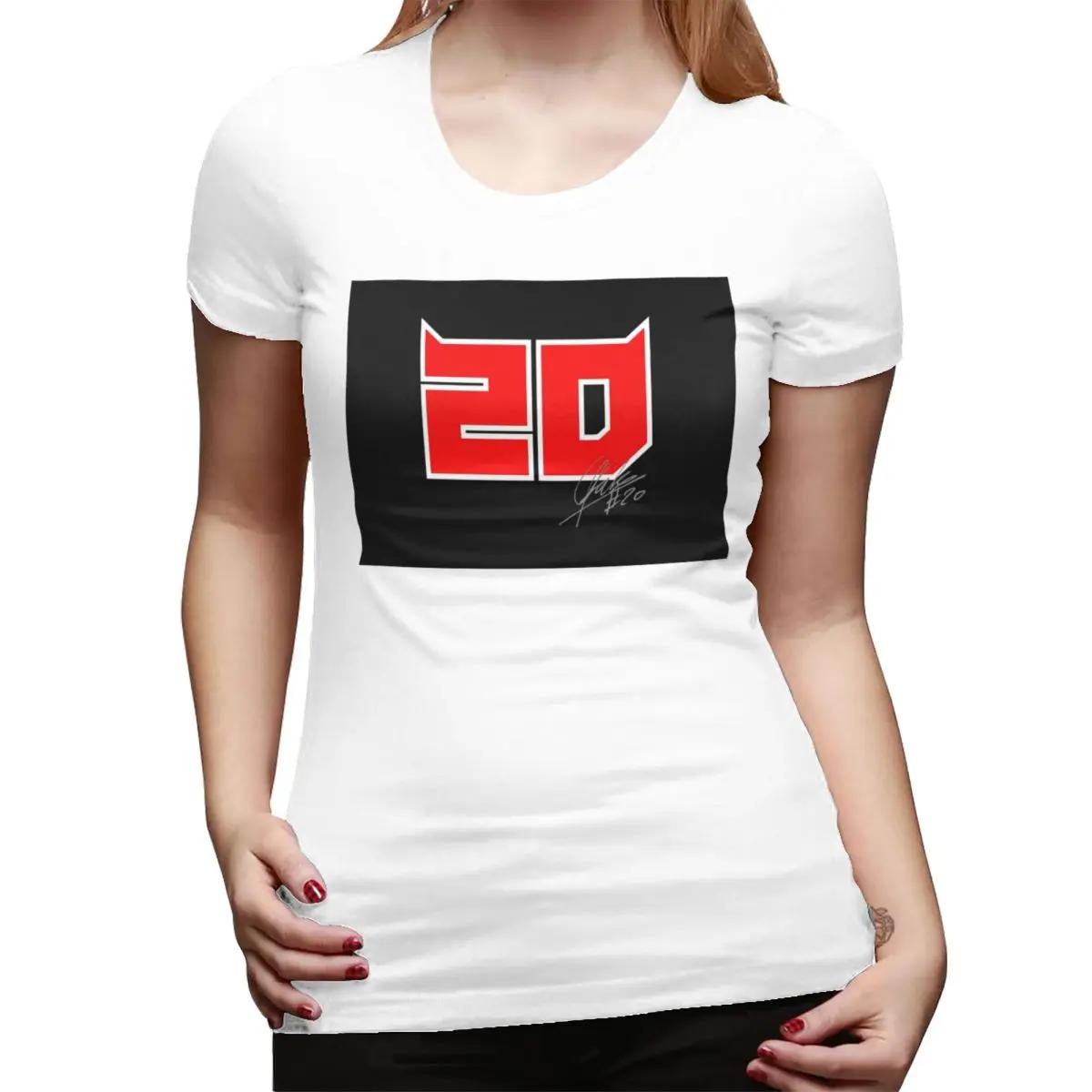 

Fabio Quartararo TShirt for Women Round Neck Streetwear T Shirts Womens Short Sleeve Summer Clothes Tops S