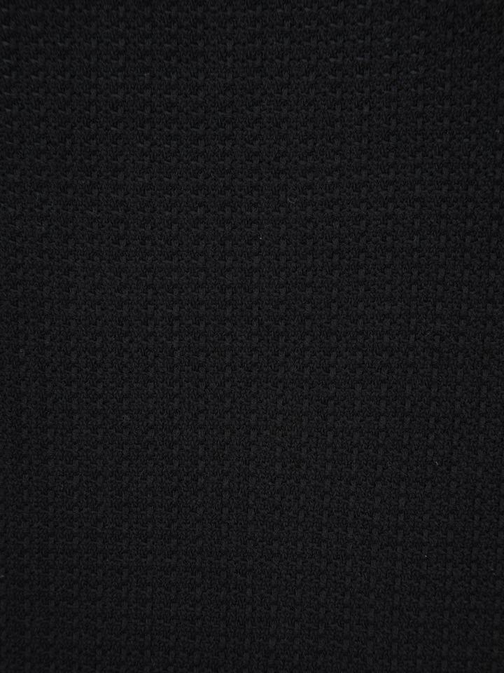 AND Z Men'S) Fine Texture Collared Short Sleeve Knit_Bzf3Et1102Bk
