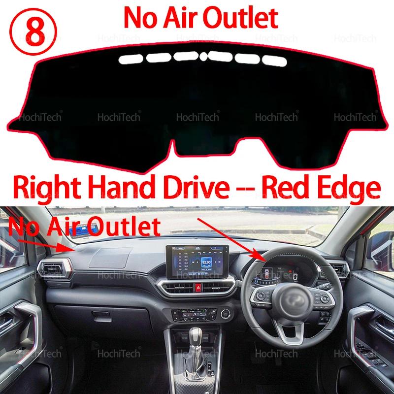Auto Dashboard Cover Dash Mat Board Pad Carpet Dashmat Anti-UV Mats Accessories for Daihatsu Rocky Perodua Ativa -2025
