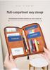 RFID Anti-Magnetic Multi-Functional Passport & Document Wallet with Zipper