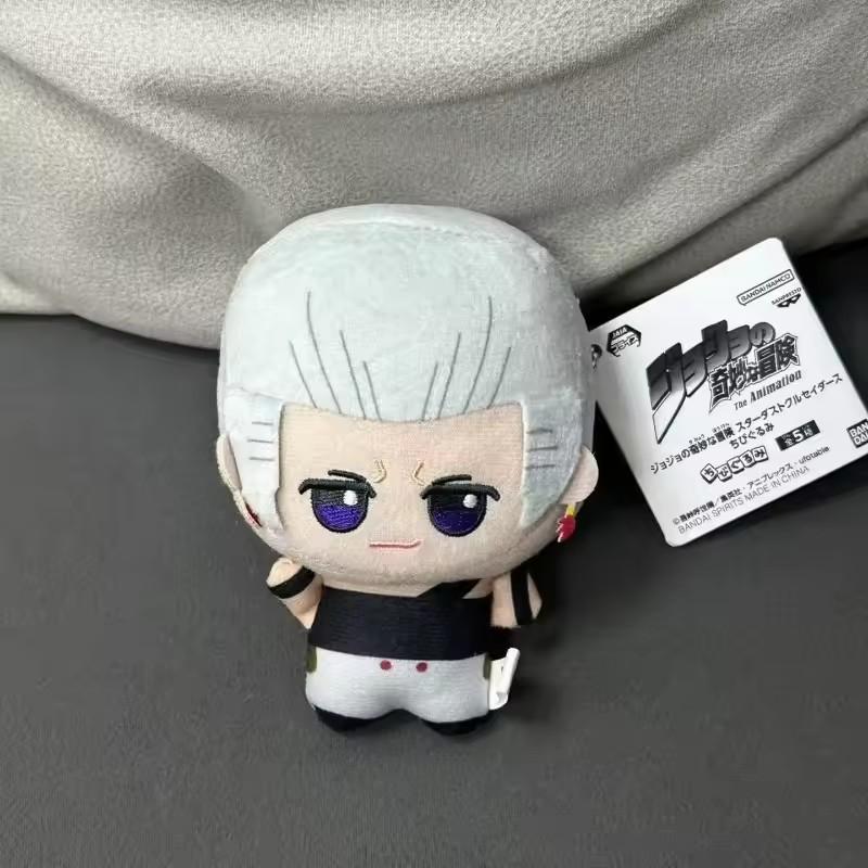 10cm Niedliches Jojo's Bizarre Adventure Plüschtier Jotaro Dio Kakyoin Joseph Polnareff Mini-Baumwollpuppe Schlüsselanhänger Anime Stofftier Für Fans