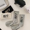 1977 Socks, Fashion Sports Socks, Trendy Socks, Breathable Sweat-Absorbing Cotton Socks, Medium Tube Socks, Skateboard Socks, Stockings