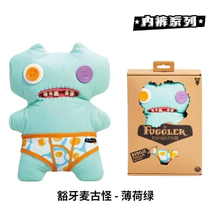 Genuine Fuggler Teeth Monster Plush Doll Toys Funk Teeth Treasure Ugly Monster Funny Toy Backpack Pendant Adult Kids Toy Gifts
