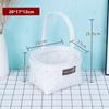 Handheld Wedding Candy Storage Basket with Handle Flower Basket  For Home Wedding Decor