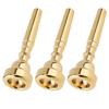 3C 5C 7C Plated Copper Alloy Professional Trumpet Mouthpiece with Rich Tone Gold / Silver