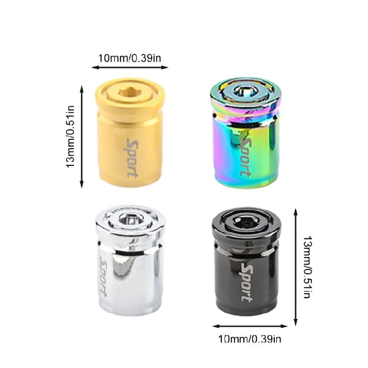 4pcs Tire Valves Stem Caps Anti Theft Protections Easy to Install Colorful Dust Covers Upgrades for Car & Motorcycles