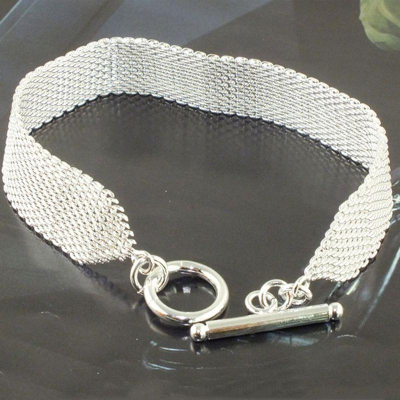 Versatile And Premium Quality Jewelry New Arrivals Sterling Silver Wide Bracelet Bangle