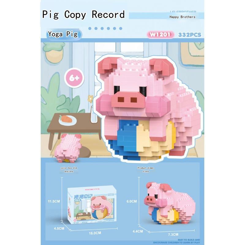 Panda Diary Building Blocks Compatible with LEGO