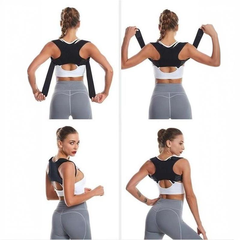 Posture Corrector Breathable Neoprene Adjustable Back Support Brace for Travel Office Home Daily Pain Relief