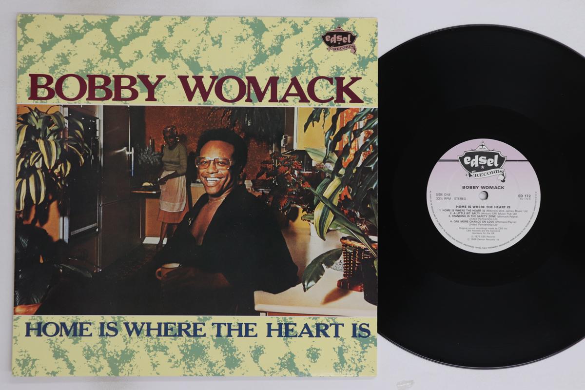

LP Record BOBBY WOMACK - Home Is Where The Heart Is ED172 EDSEL 1986 UK Soul/Funk Used
