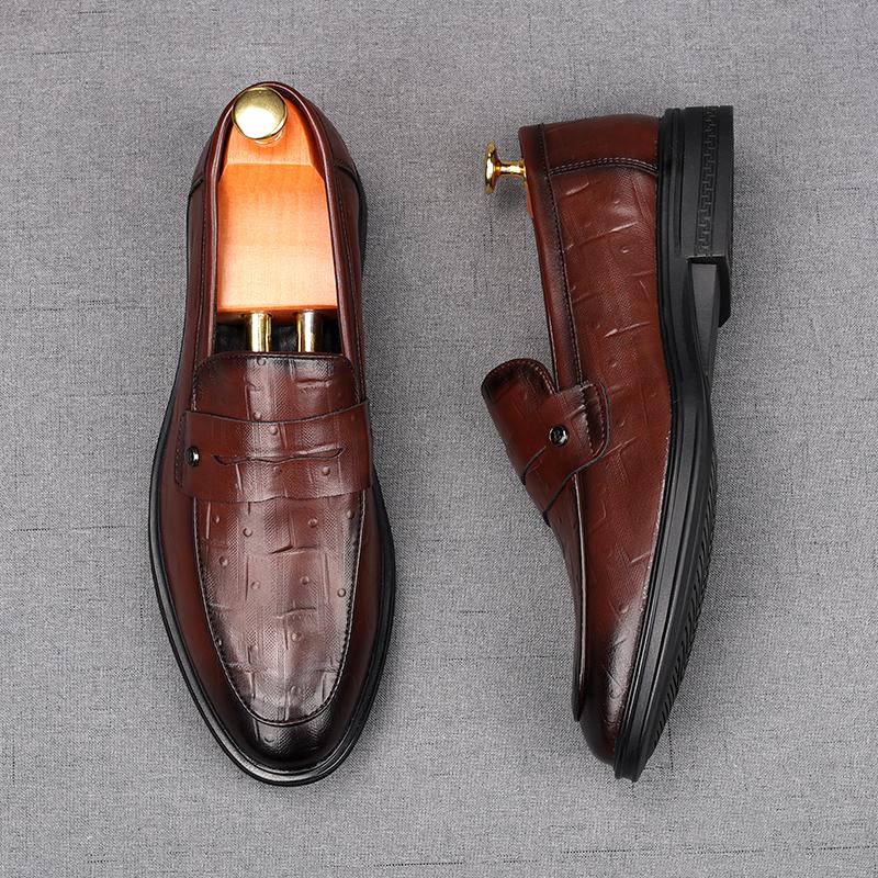 

Мода Мода Пенни-лоферы Мужские Черные Коричневые Лакированные Кожаные Оксфорды На Плоской Подошве Повседневная Обувь Мужская Для Выпускного Вечера Свадебное Платье Zapatillas Hombre 38