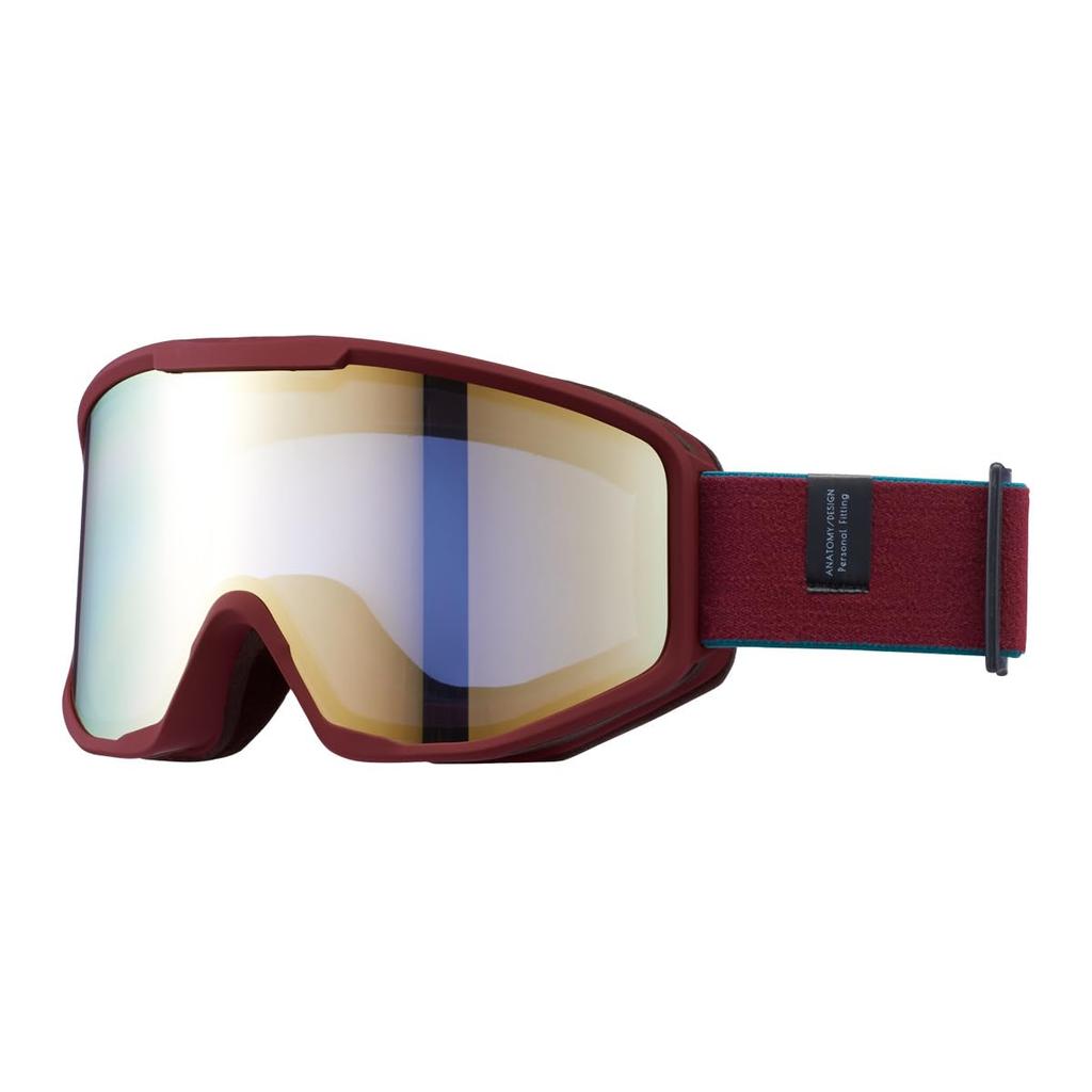 Axe Ski Snowboard Accessories Goggles UV Protection Mirror Matte Bordeaux AX800XS (BO)