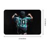 Custom Maradona Doormat Mat Anti-Slip Argentina Soccer Legend 10 Kitchen Bath Garden Rug Carpet 40*60cm
