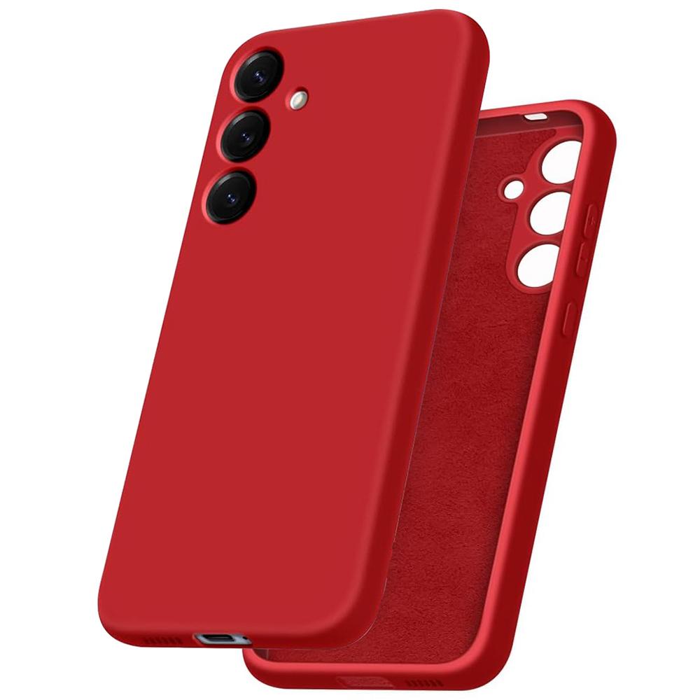 Odporne na wstrząsy etui z płynnego silikonu do Samsung Galaxy S25 S24 S21 FE S23 S22 Ultra Plus Matowe Kolor Cukierkowy Miękkie Pokrowiec Obudowa Luksusowe