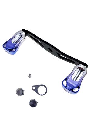 Yemli Atış Makarası Çift Sap Montajı için ve Mavi Balık Özelleştirilebilir Düğme, Hafif, Evrensel, Gerekli, Deniz, Nehir, Balıkçılık,