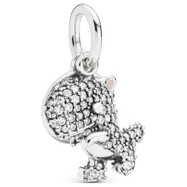 Pandora Dinosaur Design Sterling Silver Pendant Women pendant 798186CZ Box