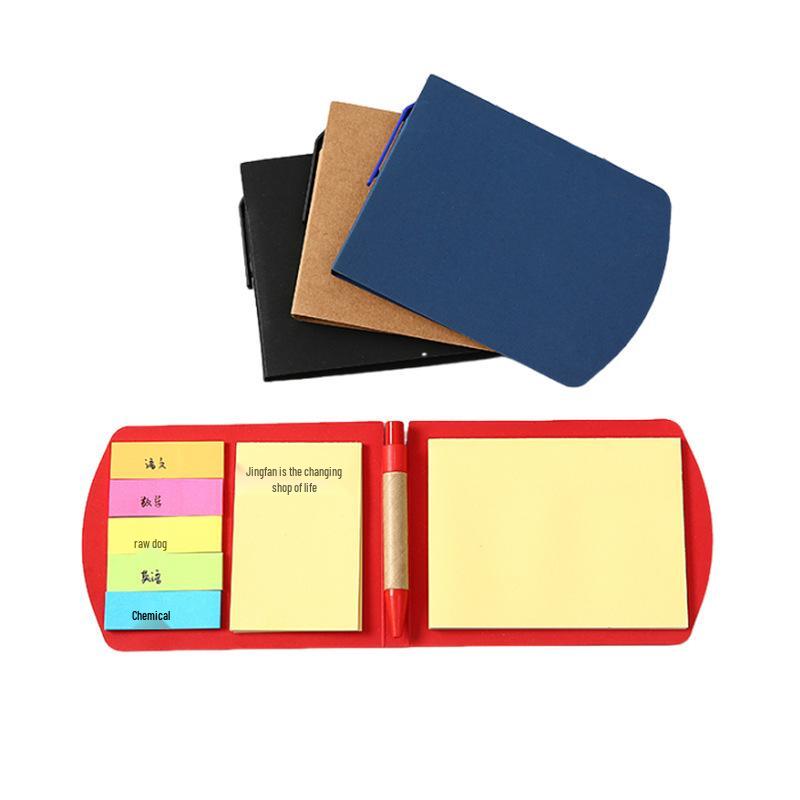Cross-border Sticky Notes Memo Pad Set - 150 Sheets, 5 Colors, Portable and Abundant