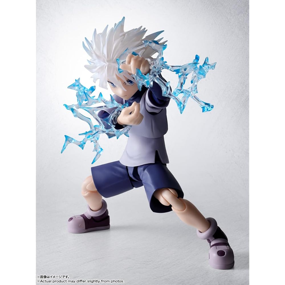 TAMASHII NATIONS S.H.Figuarts HUNTER×HUNTER Killua, Approximately 135mm, PVC & ABS Painted Action Figure