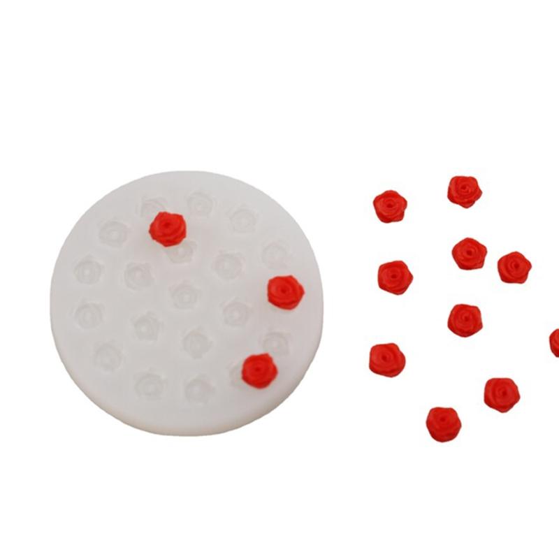 Flower Rose Shape Silicone Fondant Soap 3d Cake Mold Cupcake Jelly Candy Chocolate Decoration Baking Tool Mould