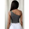 Women's White Crop Bustier