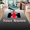 Farmall International Harvester Design Area Rug Personalized Name- Non-Slip, Soft & Cozy Floor Mat for Living Room, Office - Indoor/Outdoor Carpet