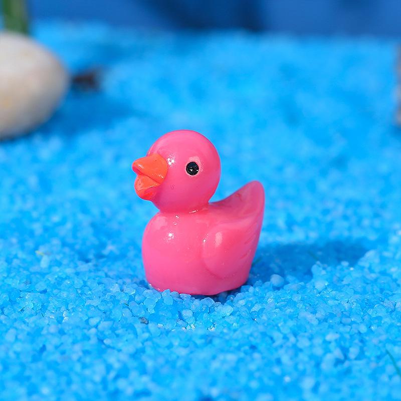 Miniature Yellow Duck Doll Accessories - Creative Micro Landscape Ornaments & Resin Pendant Crafts