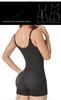 Plus Size European & American Shaping Bodysuit: Chest Support, Crotchless, Four-Row Hook, Strong Compression for Slimming
