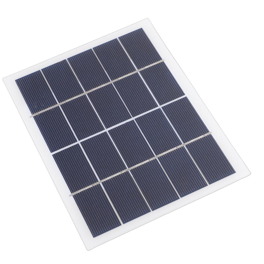 Solar Panel 3W Type C Interface Polycrystalline Silicon Solar Panel for Courtyard Light Security Camera