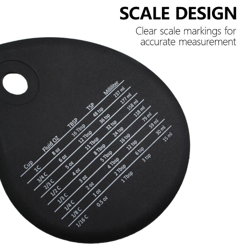 2Pcs Silicone Dough Scraper with Measurement Marks Pizza Cutter Multifunctional Baking Tool for Kneading and Cutting