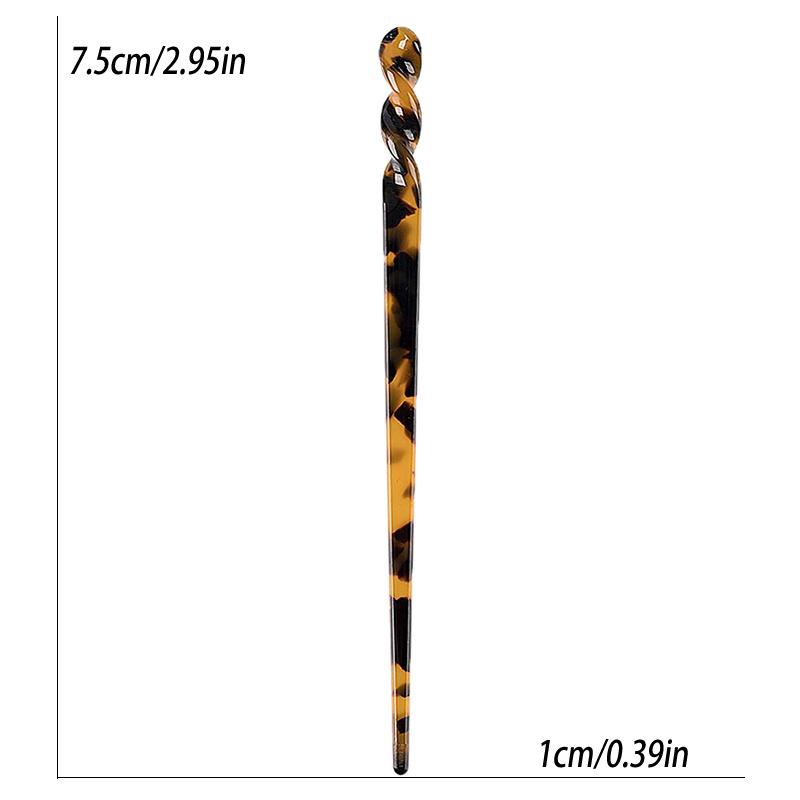 Chinese-Style Acetate Simple Everyday Hairpin For Women Ancient-Style Hair Accessory
