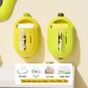 Waterproof Banana Suction Cup Tissue Box - Wall-Mounted, Punch-Free, for Home or Bathroom.