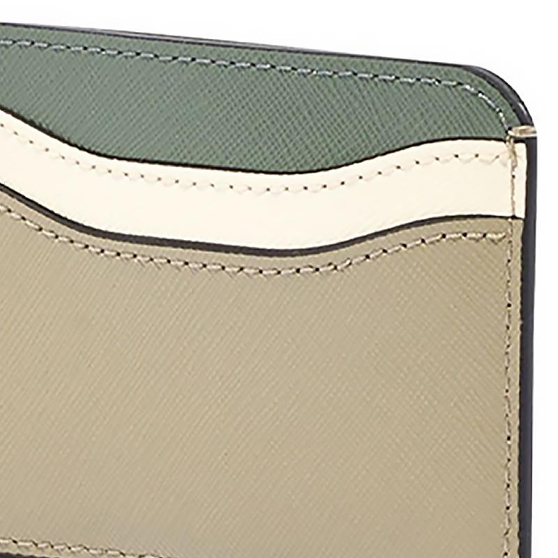 Marc Jacobs Color Block Design Metal Logo Leather Wallet Women wallet Multicolor S144L01FA21-041