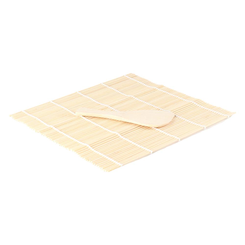 Japanisches Essen DIY Bambus Sushi Rollenformer Sushi Rollroller Sushi Matte Reislöffel Paddel