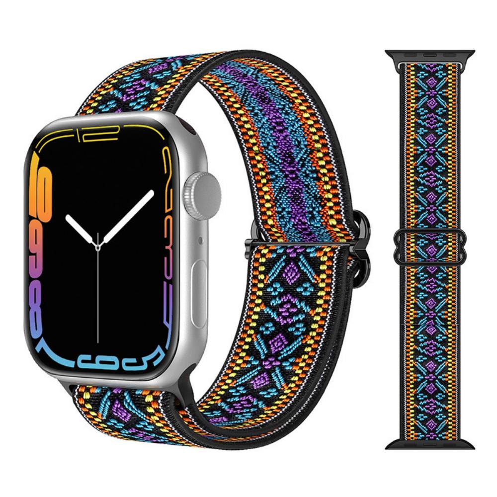 Für Nylon Loop Strap für Apple Watch Band 44mm 40mm 45mm 49mm 41mm 42mm 38mm 44 45 mm Armband iWatch Serie Ultra 8 7 6 5 4 SE Band