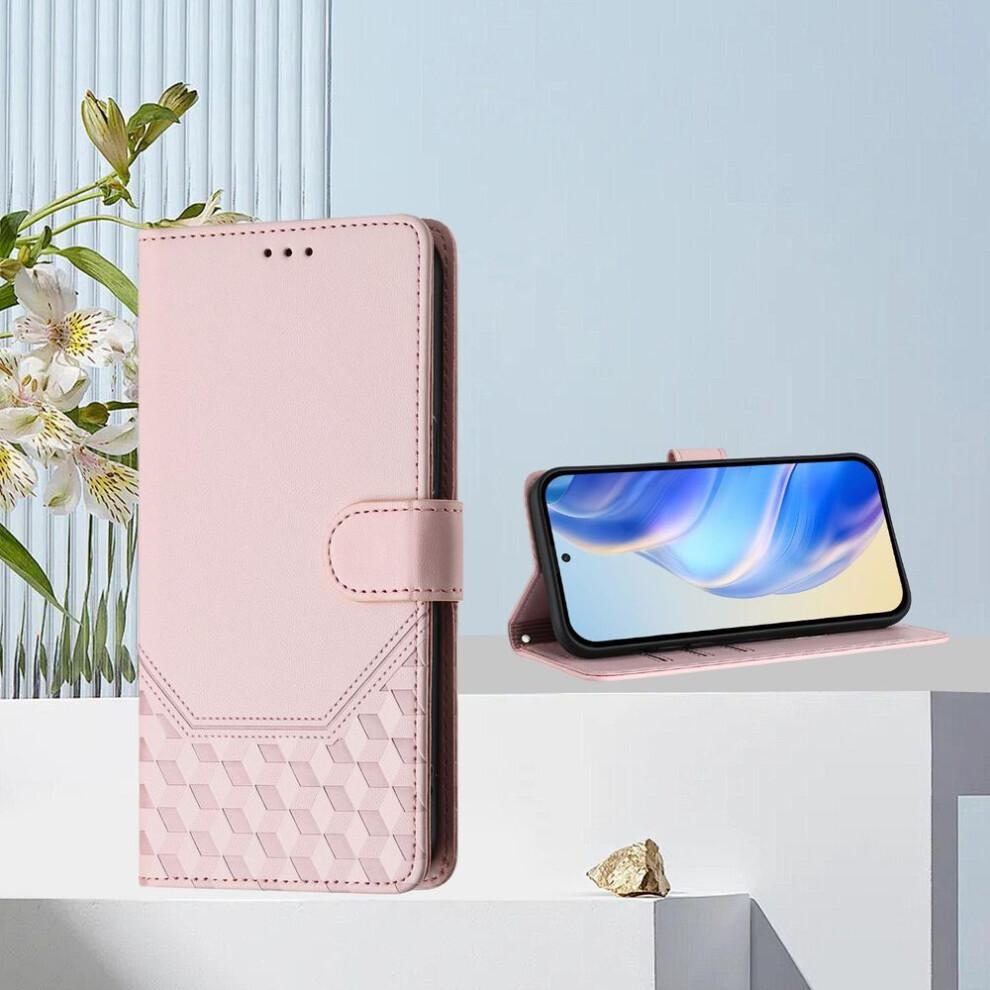 (pink, Samsung A56 5G) Leather Case Wallet Durable Leather Rfid Blocking Card Holders Shockproof Kickstand Protective Flip Cover