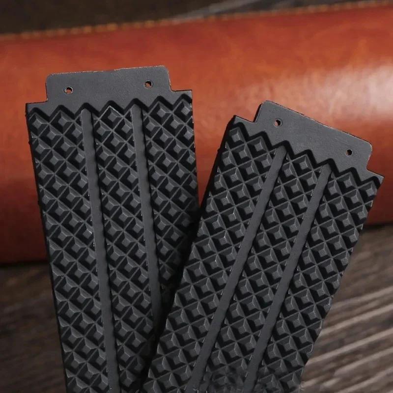 For HUBLOT BIG BANG Classic Fusion Series 25*19mm or 25*17mm Waterproof Men's Silicone Watch Strap Black Watch Accessories Band