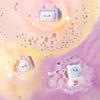 Bath Salt Ball with Surprise Toy Inside Fruity Floral Plants Extract Handmade Natural Sea Salt Ball Bubble Bath Ball Women Men SPA Bath Gift