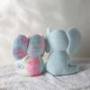 Peluche Morbido Elefante 25cm/9.84in - Giocattolo di Peluche Carino Soffice Colorato (Più colori: Rosa/Blu/Viola/Arcobaleno) - Partire