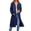 Autumn  Hoodies for Women Casual Full Zip Up Hoodie Comfortable Womens Long Hoodies Fashion Sweatshirt with Pockets