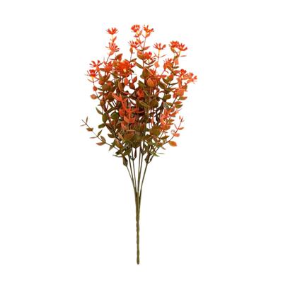 10 Artificial Flowers Autumn Decoration Indoor Non-fading Autumn Decoration For Front Porch Potted Decoration Holiday Party Family Flowers